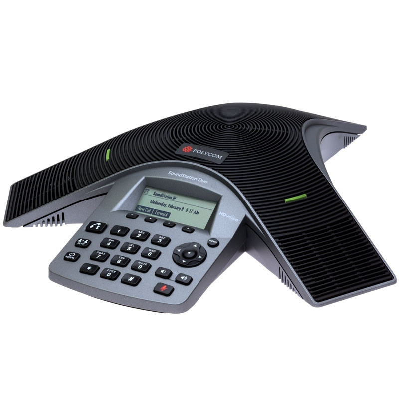 Black for sale online Polycom SoundStation 2 Corded Conference Phone 